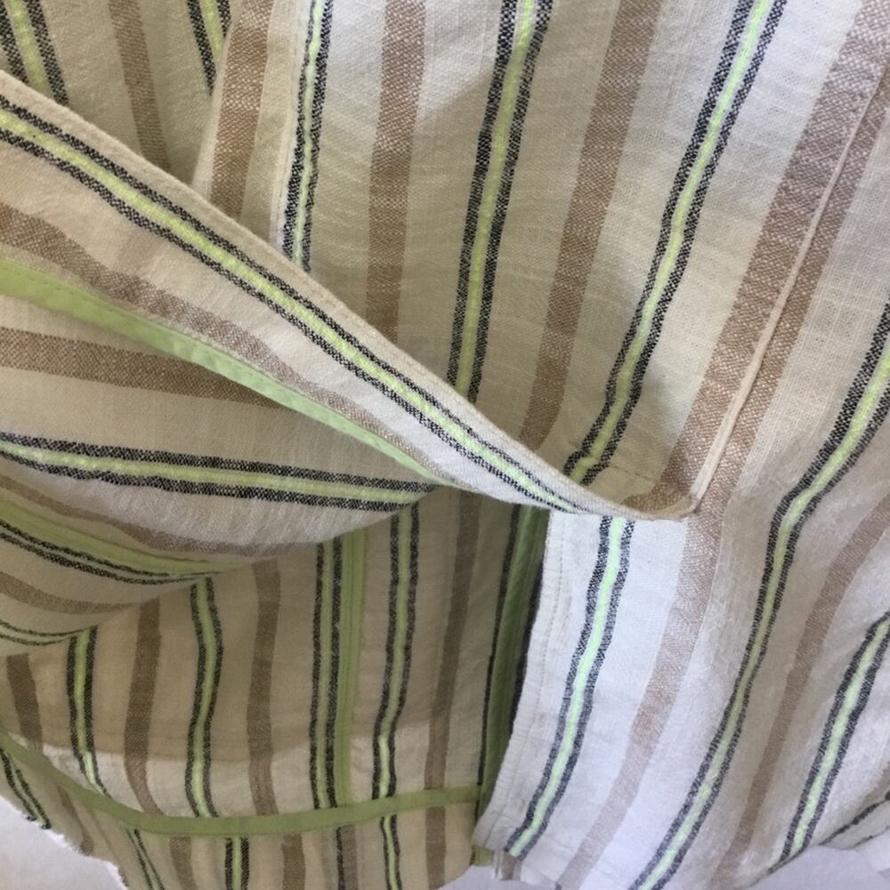 Anthropologie Maeve Cream Danielle Striped Blazer - Picture 7 of 16